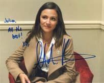 Italia Ricci Chasing Life Supergirl Stunning 12x8 Hand Signed Photo