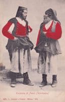 Italy Sardegna Costume Old Postcard