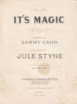 Its Magic Sammy Cahn Olde Sheet Music