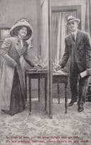 Its Not Wireless Electric Shock From Old Radio Comic Postcard