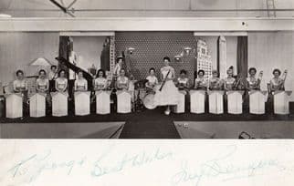 Ivy Benson Swing Jazz War Band Jack Warner Butlins Camp Star Hand Signed Photo