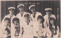 Jack Audley's Cadets Varieties Entertainers Old Theatre Postcard