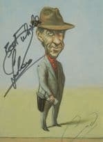 Jack Berry Horse Racing Trainer Comic Hand Signed Photo