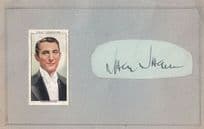 Jack Jackson Cricket Autograph Hand Signed Photo on Ephemera