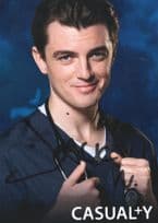 Jack Nolan as Will Noble BBC Casualty Hand Signed Cast Card Photo