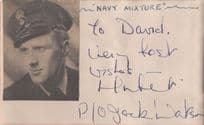 Jack Watson WW2 Navy Mixture Old Hand Signed Autograph