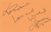 Jackie Trent Hand Signed Autograph Page Card