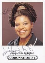 Jacqueline Kington ITV Coronation Street RARE Hand Signed Photo