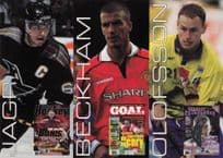 Jagr David Beckham Olofsson Football Postcard