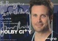 James Anderson Oliver Holby City Hand Signed Cast Card Photo