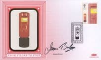 James Bolam The Likely Lads Benham Pillar Box Hand Signed FDC
