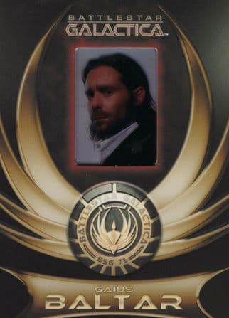 James Callis RARE Film Cell Clip Battlestar Galactica Trade Card