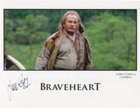 James Cosmo in Braveheart Film 10x8 Hand Signed & COA PHOTO