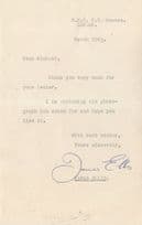 James Ellis Only Fools & Horses Z-Cars 1963 Hand Signed Letter