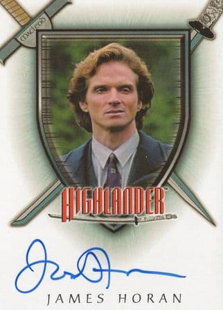 James Horan The Complete Highlander Signed Autograph Card