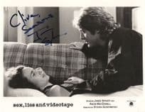 James Spader Sex Lies & Videotape Hand Signed 10x8 Lobby Photo Card