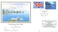 James Tait The Sinking Of Tirplitz WW2 Frank Wootton Hand Signed FDC