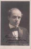 James Welch Actor & WW1 Silent Film 1904 Hand Signed Photo Postcard