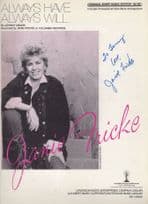 Jamie Tricke Always Have Always Will XL Hand Signed Rare Sheet Music