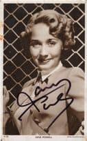 Jane Powell Historic Actress Antique MGM Hand Signed Photo