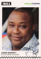 Jason Barnett as CSE Eddie Olosunje ITV The Bill Hand Signed Cast Card Photo
