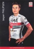 Jasper Philipsen Champion Cyclist Sports UEA EmiratesT eam Postcard