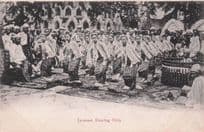 Javanese Indonesia Dancing Girls Beauty Glamour Old Postcard