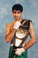 Jawaid Khaliq 1st Pakistan GB Boxing Champion Large Hand Signed Photo