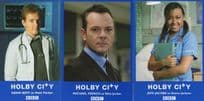 Jaye Jacobs Adam Best Michael French 3x Holby City Unsigned Cast Card s