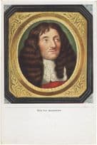 Jean De Lafontaine Medieval French Poet Painting Cigarette Card