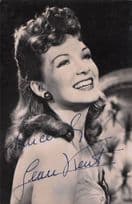 Jean Kent Film Actress Antique Signed I Received In 1948 Photo