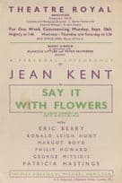 Jean Kent Say It With Flowers Old Brighton Theatre Flyer