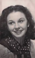 Jean Simmons Historic Film Actress Printed Vintage Signed Photo