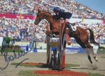 Jeanette Brakewell Horse Riding Olympic Games Hand Signed Photo