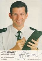 Jeff Stewart as PC Reg Hollis ITV The Bill Hand Signed Photo