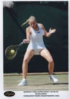 Jelena Dokic at Wimbledon 2002 Media Tennis 8x6 Photo