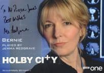 Jemma Redgrave as Bernie Holby City RARE BBC Hand Signed Cast Card Photo