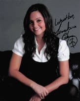 Jenna Coleman Emmerdale Dr Who 10x8 Hand Signed Photo