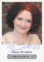 Jennie McAlpine Coronation Street Hand Signed Photo