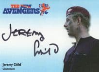 Jeremy Child The New Avengers Hand Signed Autograph Card