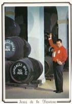 Jerez De La Frontera Wine Venenciador Waiter Barrell Portugal Postcard