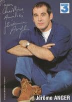 Jerome Anger French TV Actor Hand Signed Photo