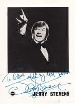 Jerry Stevens Singer Ember Records Vintage 7x5 Hand Signed Photo