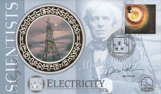 Jez Nelson MBE Radio Jazz Electricity Hand Signed First Day Cover