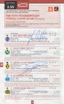 Jim Culloty Jacques Ricou Horse Race Jockey Double Hand Signed Race Page