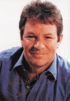 Jim Davidson Comedian Vintage Gold Metallic Hand Signed Photo