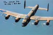 Jim Wright WW2 630 Squadron Bomber Command 12x8 Hand Signed Photo
