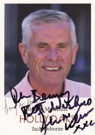 Jimmy McKenna as Jack Osborne Hollyoaks Double Hand Signed Cast Photo