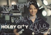 Jing Lusi as Tara in Holby City RARE Hand Signed Cast Card Photo