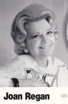 Joan Regan Hand Signed To David Publicity Photo